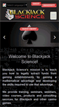 Mobile Screenshot of blackjackscience.com