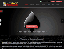 Tablet Screenshot of blackjackscience.com
